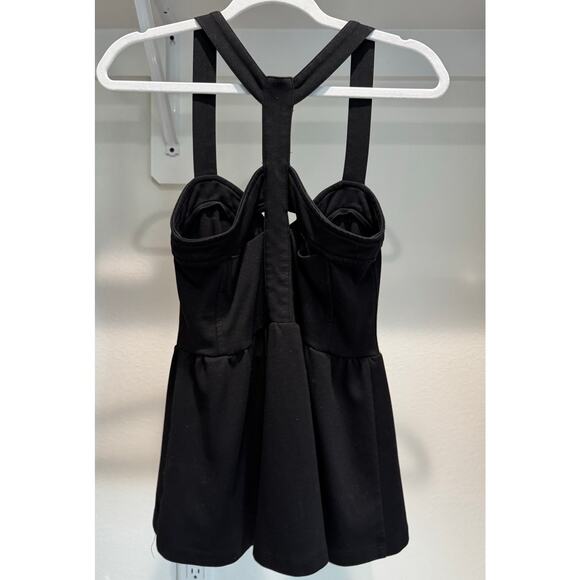 Victoria's Secret Tank Top Racerback Empire Waist Black Size Small - Picture 2 of 6